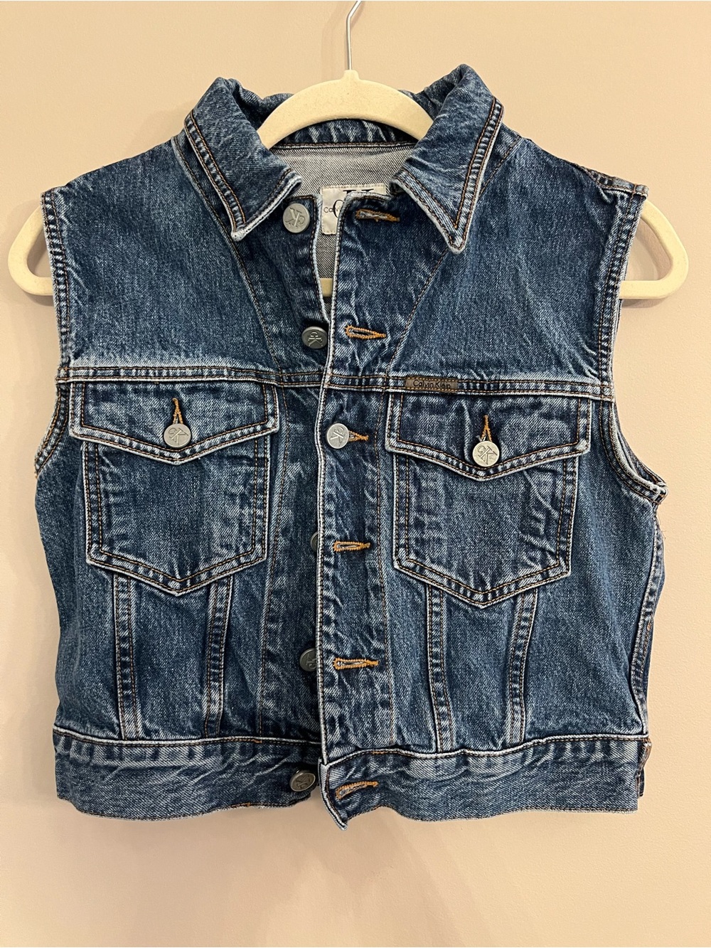 Vintage 90s Calvin Klein Denim Vest